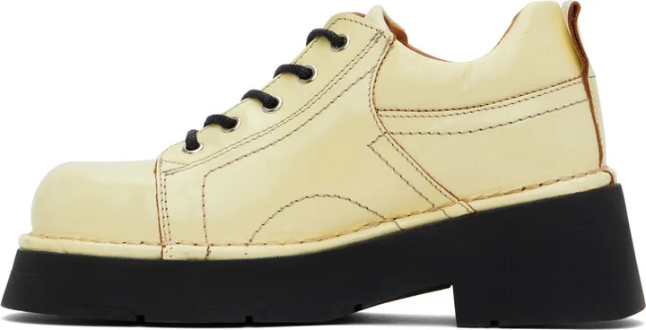Miista Beige Erina Brogues - Image 3
