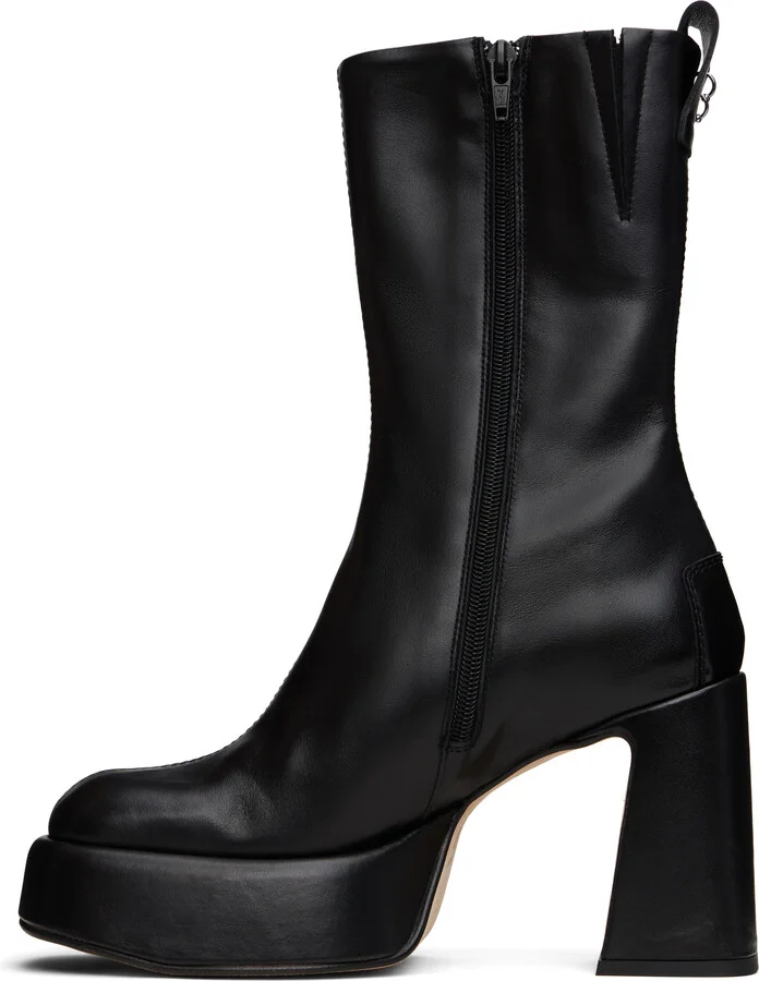 Miista Black Apple Ankle Boots - Image 3