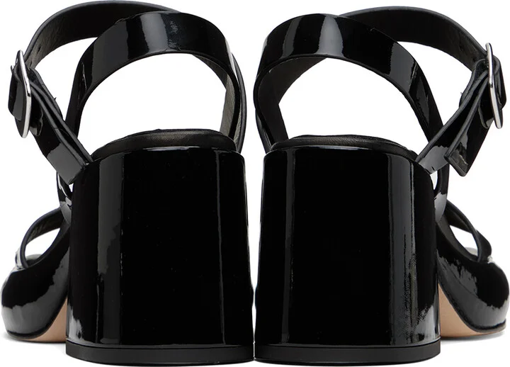 Miista Black Beverly Heeled Sandals - Image 2