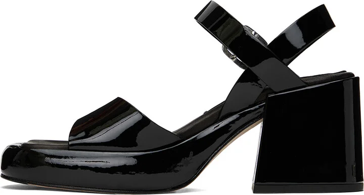 Miista Black Beverly Heeled Sandals - Image 3