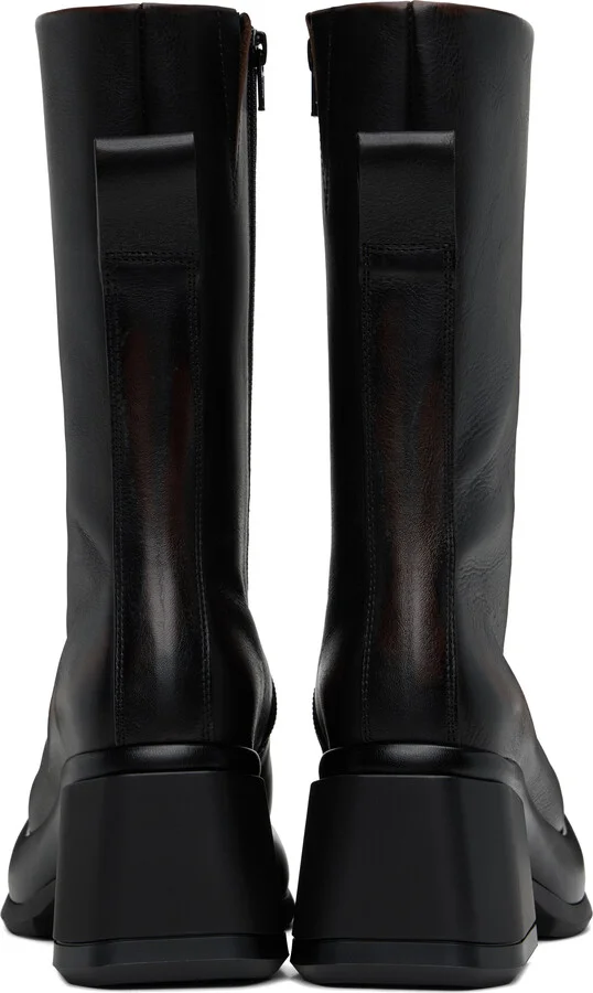 Miista Black & Brown Cassia Boots - Image 2