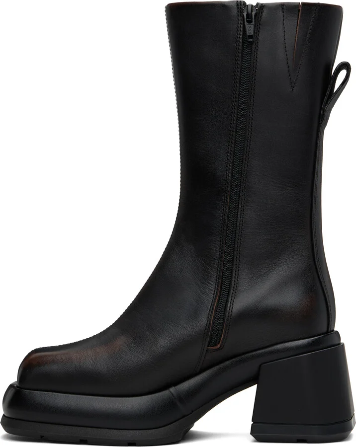 Miista Black & Brown Cassia Boots - Image 3