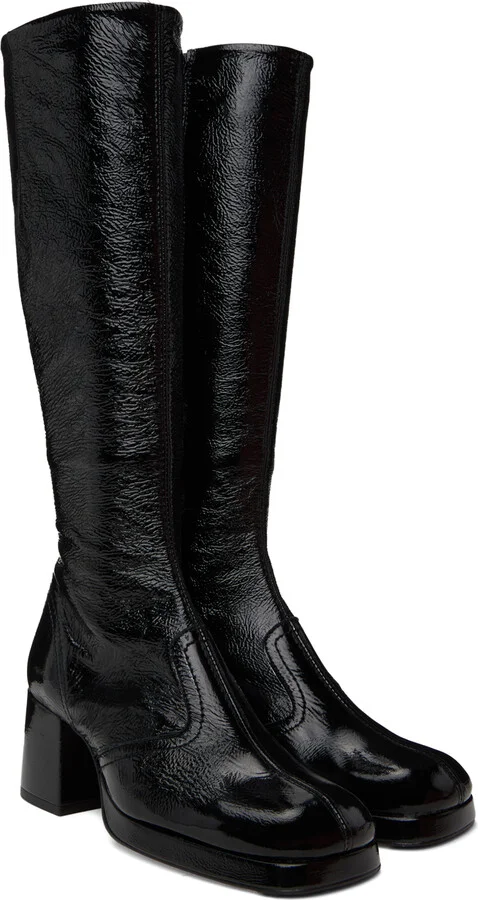 Miista Black Donna Boots - Image 4
