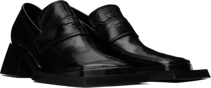 Miista Black Eiko Loafers - Image 4