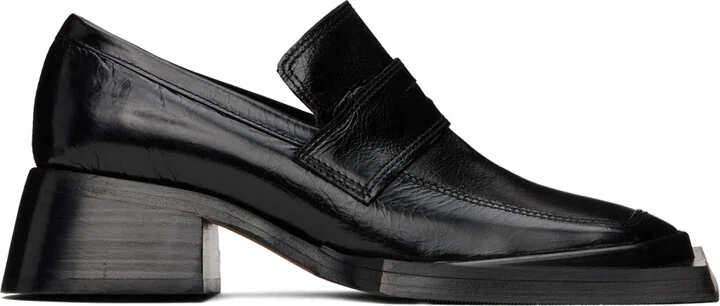 Miista Black Eiko Loafers