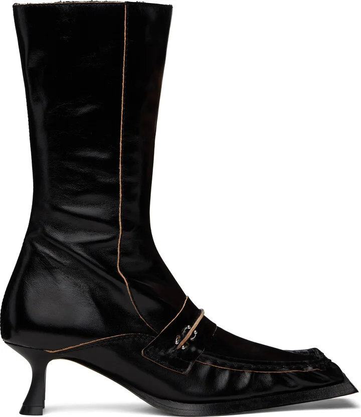 Miista Black Halle Boots