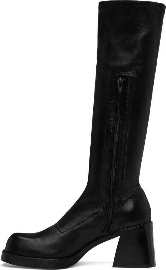 Miista Black Hedy Tall Boots - Image 3