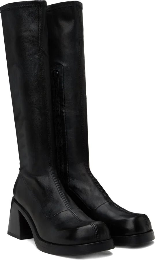Miista Black Hedy Tall Boots - Image 4