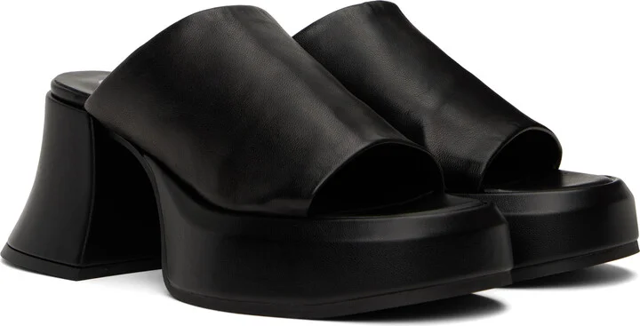 Miista Black Jimena Heeled Sandals - Image 4