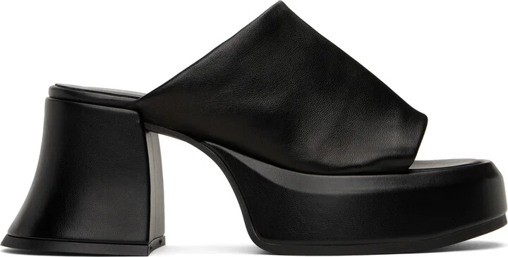 Miista Black Jimena Heeled Sandals