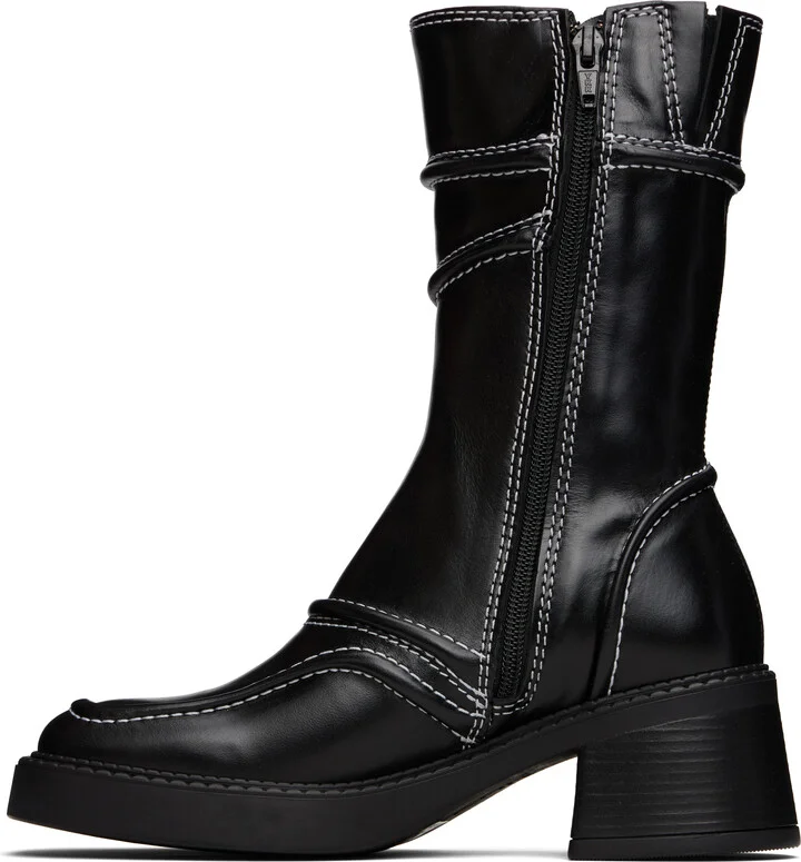 Miista Black Malene Ankle Boots - Image 3
