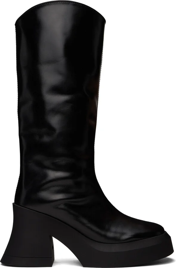 Miista Black Meike Tall Boots