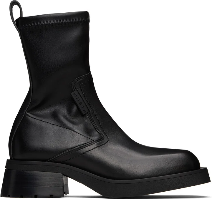 Miista Black New Oliana Ankle Boots