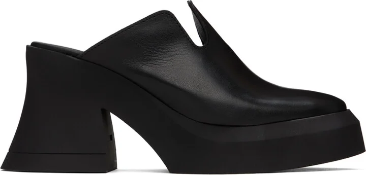 Miista Black Otavia Heels