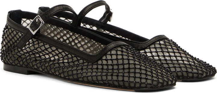 Miista Black Vanita Ballerina Flats - Image 4