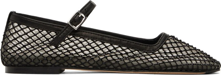 Miista Black Vanita Ballerina Flats