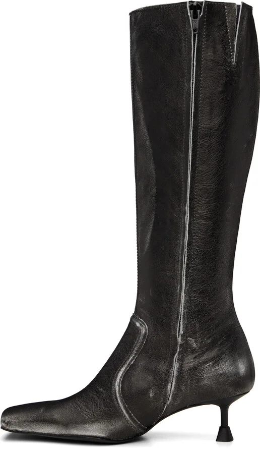 Miista Black Vikki Tall Boots - Image 3