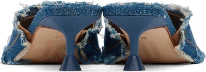 Miista Blue Betina Denim Heeled Sandals - Image 2