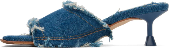 Miista Blue Betina Denim Heeled Sandals - Image 3