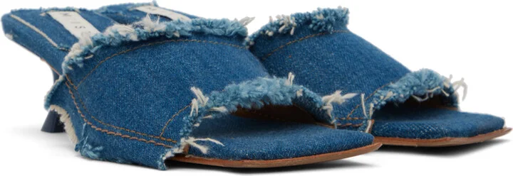 Miista Blue Betina Denim Heeled Sandals - Image 4