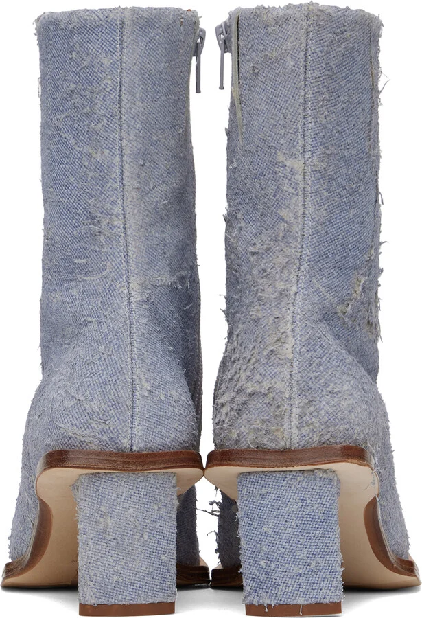 Miista Blue Brenda Denim Ankle Boots - Image 2