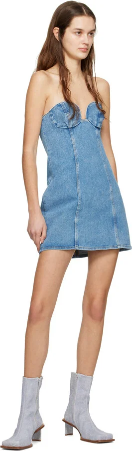 Miista Blue Brenda Denim Ankle Boots - Image 5