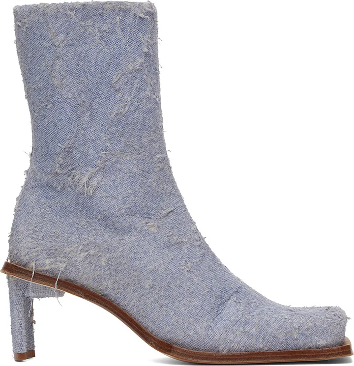 Miista Blue Brenda Denim Ankle Boots