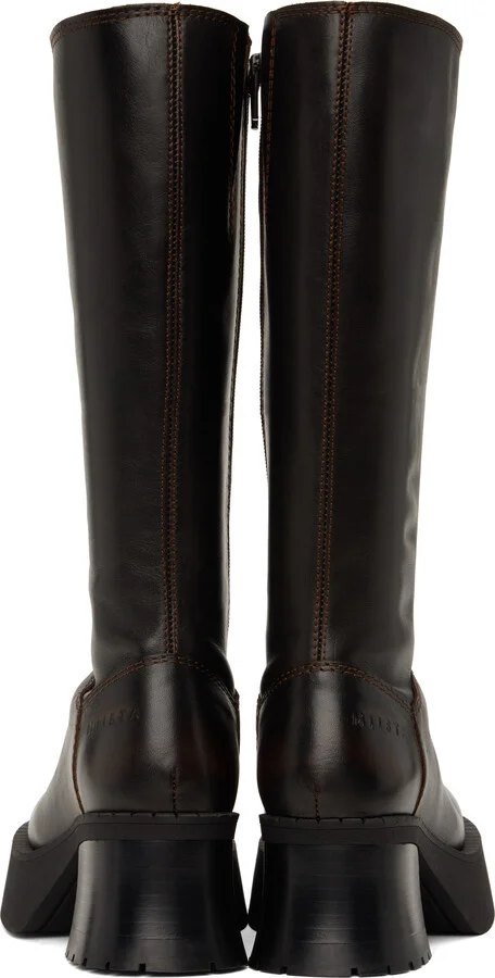 Miista Brown Alba Boots - Image 2