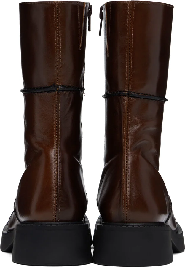 Miista Brown Dahlia Boots - Image 2