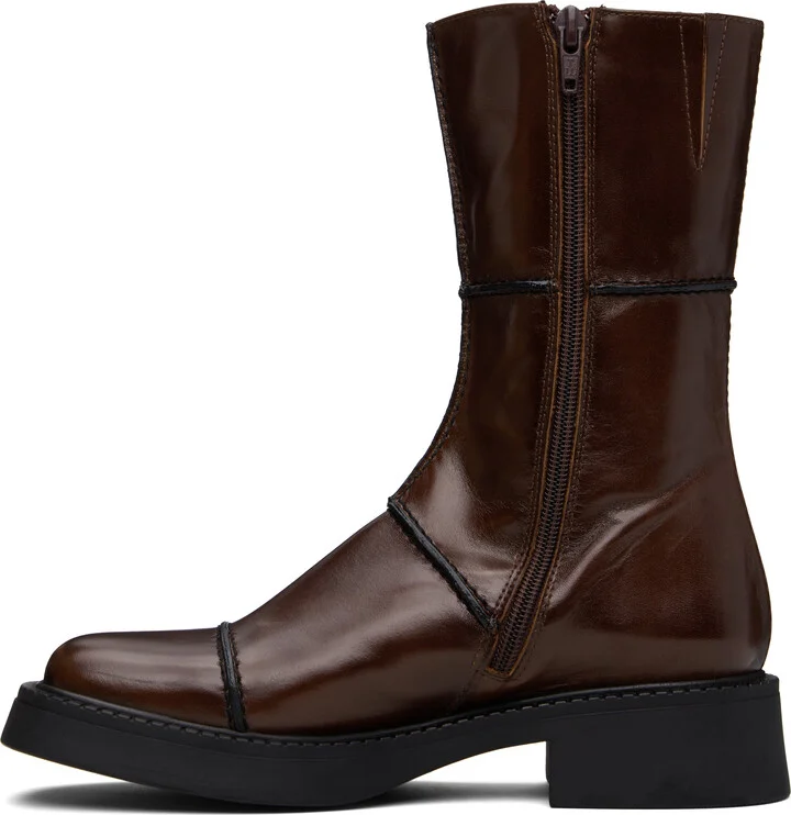 Miista Brown Dahlia Boots - Image 3