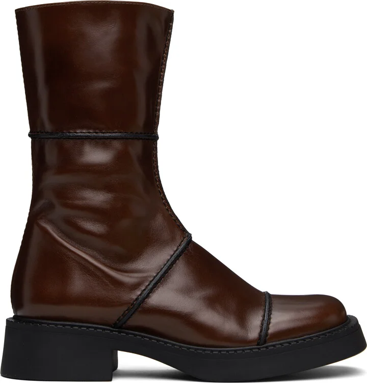 Miista Brown Dahlia Boots