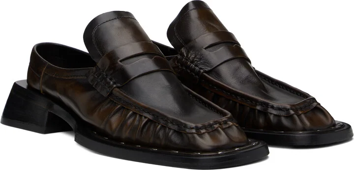 Miista Brown Isla Loafers - Image 4
