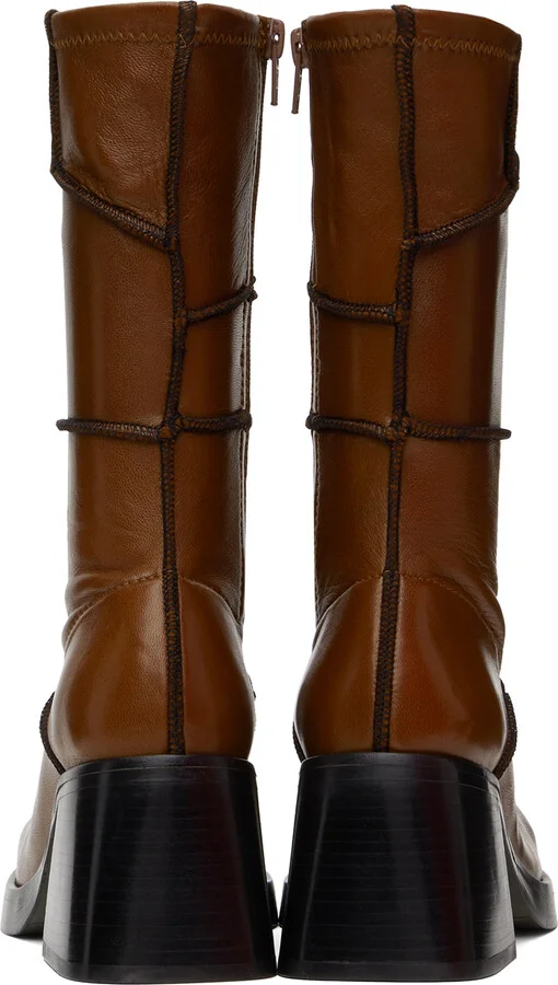 Miista Brown Lois Boots - Image 2