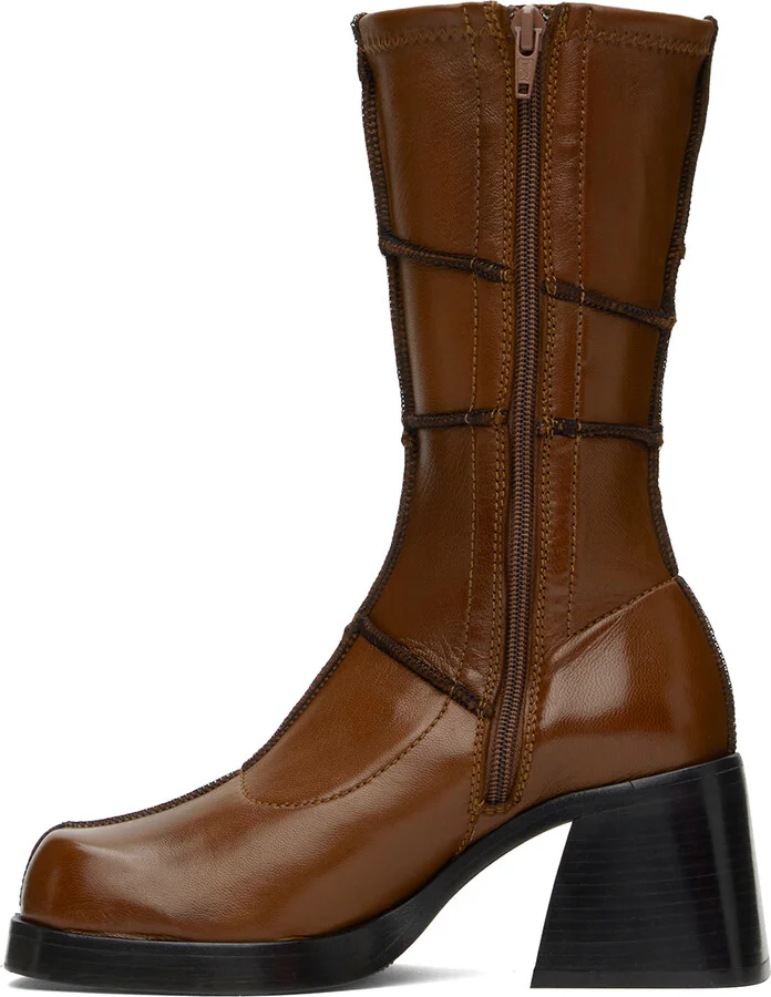 Miista Brown Lois Boots - Image 3