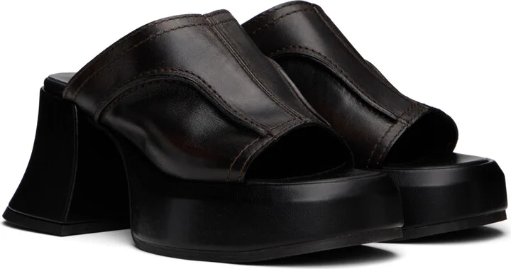 Miista Brown Lota Mules - Image 4