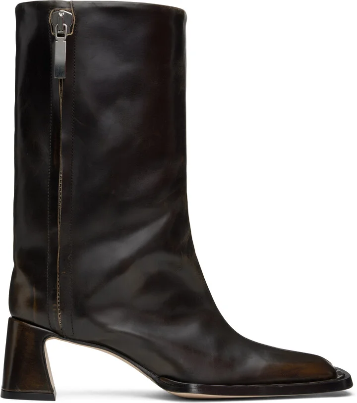 Miista Brown Raleigh Boots