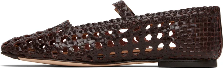 Miista Brown Yeida Ballerina Flats - Image 3
