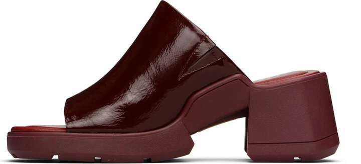 Miista Burgundy Clarin Mules - Image 3
