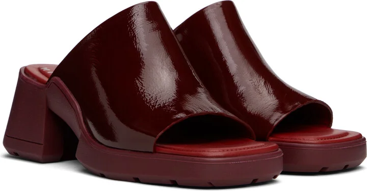 Miista Burgundy Clarin Mules - Image 4