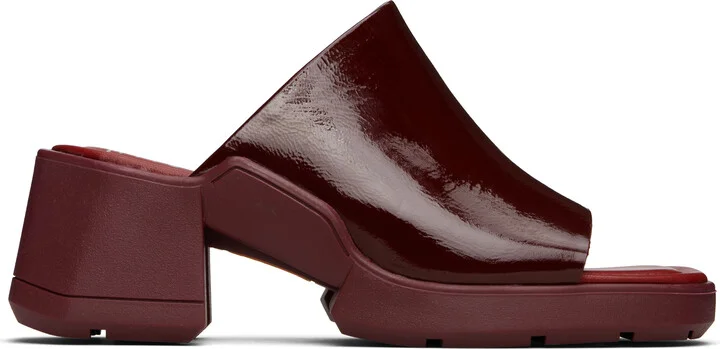 Miista Burgundy Clarin Mules