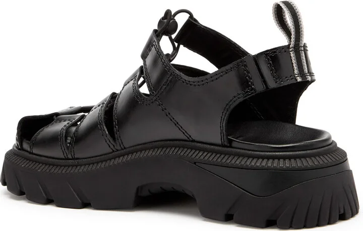 Miista Eunice Cut-out Leather Sandals - Image 2