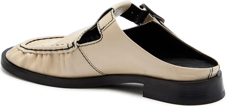 Miista Gianna Glossed Leather Mules - Image 2
