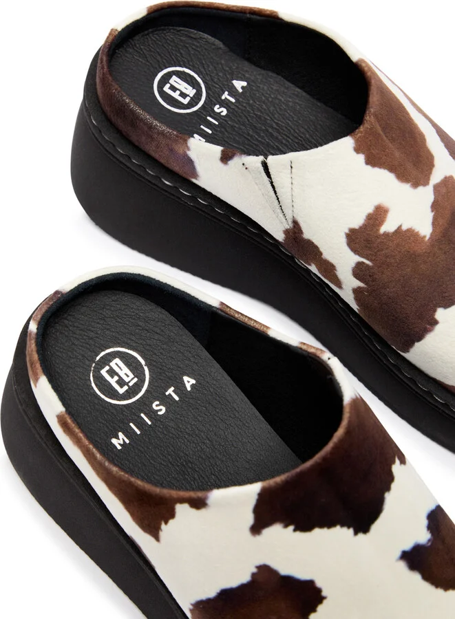 Miista Kristi Printed Faux-suede Mule - Image 4