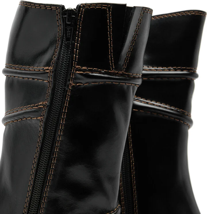 Miista Malene 65 Leather Mid-calf Boots - Image 4