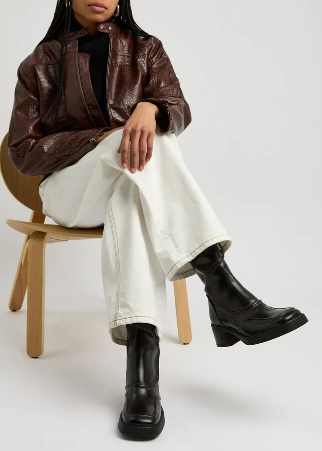 Miista Malene 65 Leather Mid-calf Boots - Image 5
