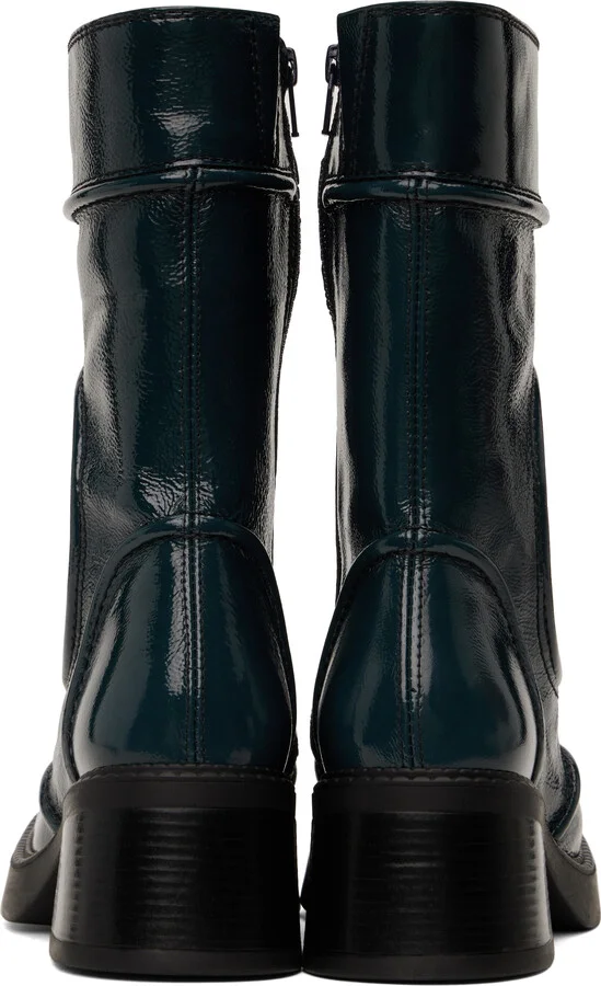 Miista Navy Malene Boots - Image 2
