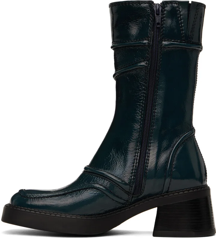 Miista Navy Malene Boots - Image 3