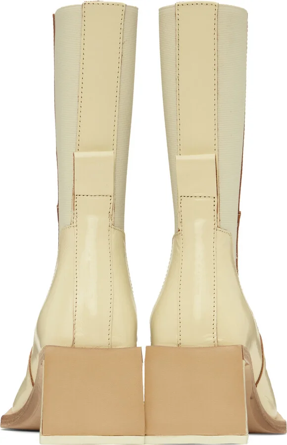 Miista Off-White Minnie Boots - Image 2