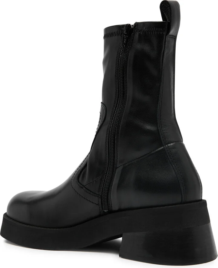 Miista Oliana 60 Leather Ankle Boots - Image 2