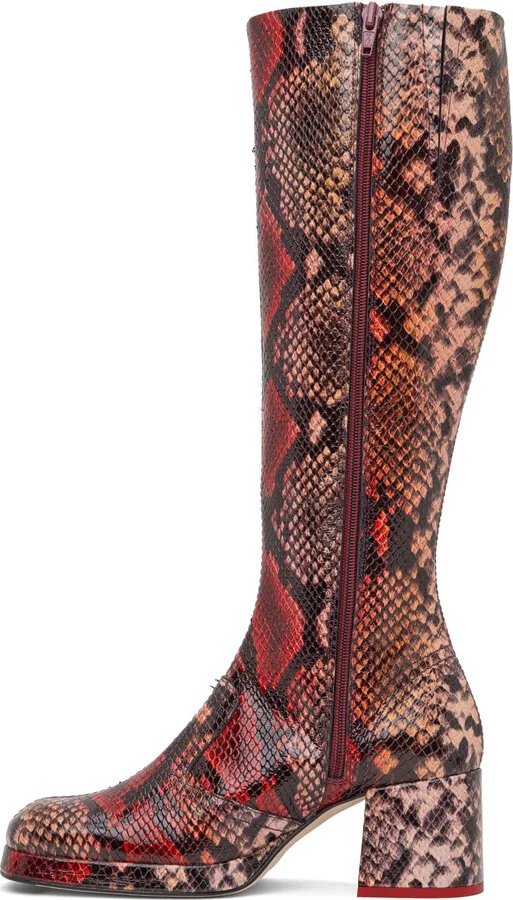 Miista Red Donna Boots - Image 3